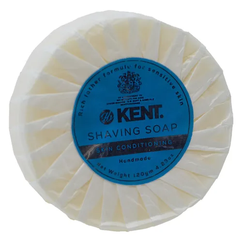 Kent SB2 - Jabón de afeitar para hombre, repuesto de jabón para afeitar, uso con cepillo de afeitar para hombres. Jabón de peluquería de lujo hecho