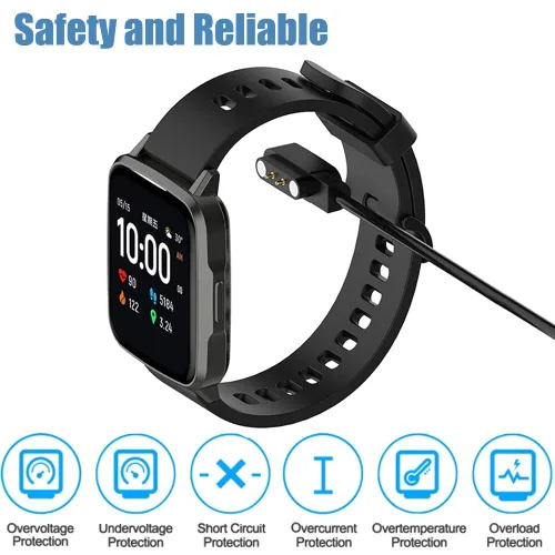 Miniatura 2 de Paquete de 2 cargadores VeryFit para reloj inteligente, cable de carga magnético para IDW26 25 23 21 19 17 16 15 13, SKG V7 Pro R8, Umidigi Uwatch