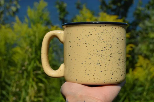 Miniatura 7 de Cup Of Sunshine - Taza de café de cerámica para fogata – Taza de regalo de fogata para campista feliz – Mochilero al aire libre Mountain Camper