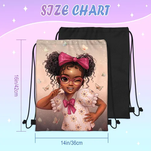 Miniatura 3 de LMSM Bolso con cordón afroamericano para mujer, Estilo-5, Cordón