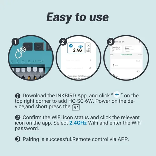 Miniatura 6 de Controlador de aspersor inteligente de 6 zonas, controlador de riego WiFi para interiores, APP gratuita, compatible con sensor de lluvia, ajuste