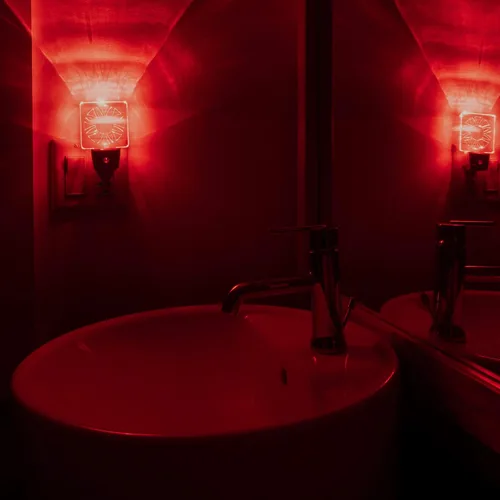 Miniatura 2 de Spectra479 - Luz nocturna LED roja tenue para dormitorios y baños [paquete de 2] - BioRhythm Safe - (círculo) Caja fuerte BioRhythm