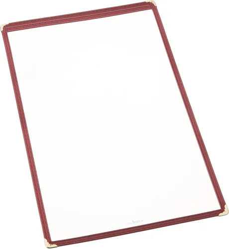 Miniatura 7 de Winco cubierta para menú, sencillo, 9.8 in x 12.4 in, negro