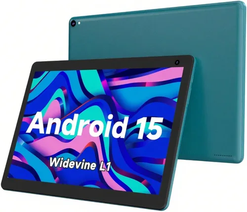 Miniatura 11 de COOPERS Tablet 10 pulgadas, Android 15 Tablet, 32GB ROM 1TB Expandir Tabletas de computadora, Procesador Quad Core 6000mAh Batería, Pantalla táctil