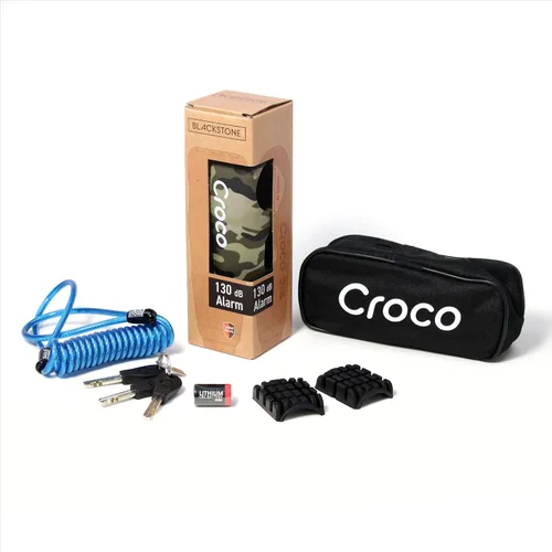 Miniatura 10 de Blackstone Bloqueo de agarre de alarma con alarma de 130 db impermeable Scooter E-Bike Motocicleta Mango de seguridad antirrobo Cerradura de agarre