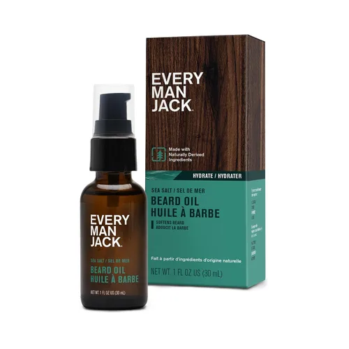Miniatura 16 de Every Man Jack Aceite para barba para hombre, fragancia de bourbon envejecido, hidrata y suaviza profundamente tu barba y añade un brillo natural