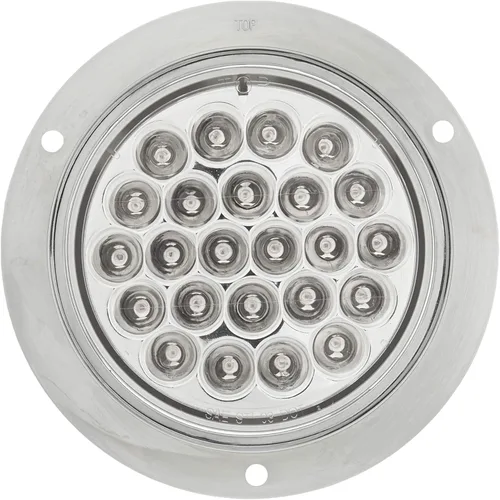 Miniatura 14 de GG Grand General 78244 Luz LED roja/transparente (4" Pearl Ss aro y cable, lente)