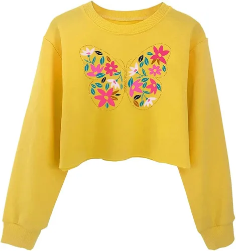 Miniatura 19 de Camiseta corta para niñas y niños, linda sudadera estética con gráficos de dibujos animados para adolescentes