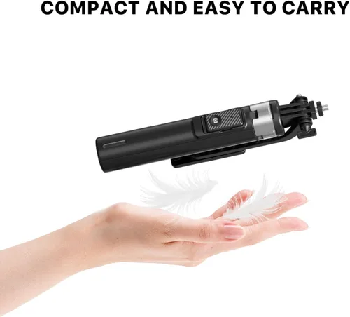 Miniatura 8 de MYBAT PRO - Trípode para selfie stick con control remoto, 4 en 1 extensible portátil Bluetooth Selfie Stick con luces y trípode para teléfono
