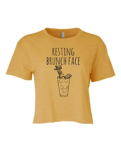 Miniatura 12 de Sweet Carrot Lime, Cute Women's Screen Printed Crop Tee, Shirts With Sayings, Heather Gray or Gold (L, Heather Gray)