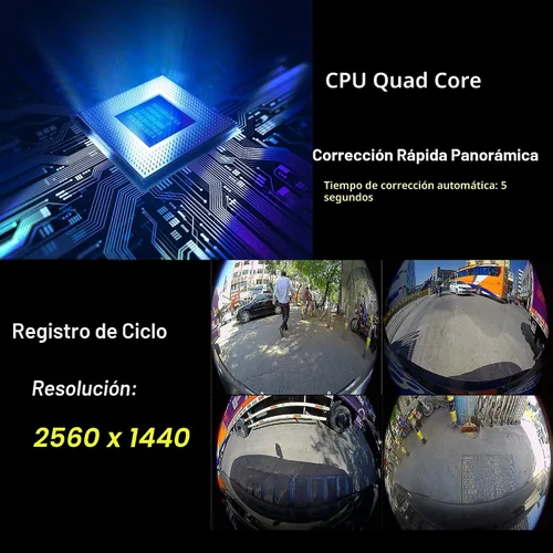 Miniatura 5 de Universal 360 grados Bird View System Car DVR Record Panoramic View All Round View Sistema de cámara de visión trasera para todo el coche
