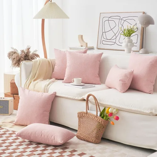 Miniatura 3 de Home Brilliant - Fundas de almohada de lino (2 unidades)