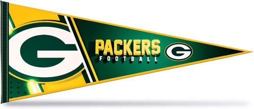 Rico Industries NFL Football Primary 12" x 30" Felt Wall Décor Pennant - Great for Home/Bed Room/Man Cave Décor