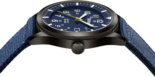 Miniatura 5 de Relojes militares para hombre, reloj militar militar de cuarzo analógico impermeable para hombre, pantalla de fecha, nailon táctico, deportes