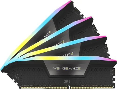 Miniatura 9 de CORSAIR Vengeance RGB DDR5 RAM 64 GB (2 x 32 GB) 6000 MHz CL30 Intel XMP iCUE Memoria de computadora compatible - Negro (CMH64GX5M2B6000C30)