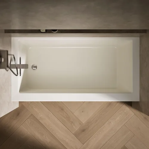 Miniatura 7 de Kohler 1956-LA-96 Underscore® 60" x 30" baño de alcoba, drenaje izquierdo, galleta