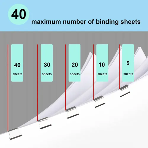Miniatura 4 de Dispensador de Clips de Papel Portátil Reutilizable - Capacidad de 40 Hojas, 2 Dispensadores con 100 Clips de Repuesto (50 Plateados + 50 de Color)