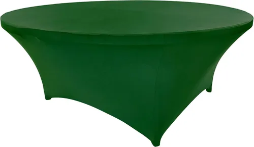 Miniatura 11 de Mantel de cóctel de elastano redondo de 24 pulgadas x 30 pulgadas de alto, color negro