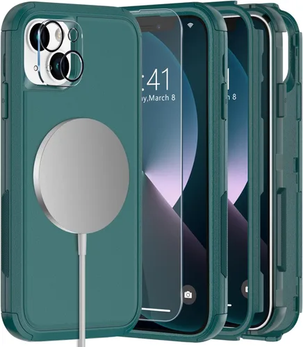 Miniatura 16 de Diverbox Funda para iPhone 13 [A prueba de golpes] [A prueba de caídas] [A prueba de polvo], Funda de Teléfono de Protección Resistente para Apple