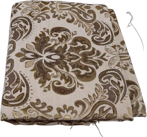 Miniatura 8 de TinaKim Tela de Tapicería Floral, Jacquard Damasco de Chenilla, para Recubrir Sillas de Muebles y Sofás (Azul, 2 Yardas)