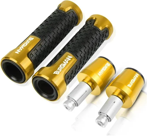 Miniatura 11 de Manillar CNC de motocicleta empuñaduras de 0.866 in extremos de barra de mango tapón para Suzuki AN200 AN250 AN400 AN650 Burgman an 125 250 400 650