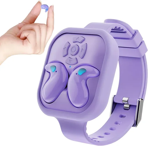 Miniatura 9 de Auriculares para dormir con control remoto, invisibles, pequeños, pequeños, ocultos, deportivos, diseño portátil, video, desplazamiento, página Negro