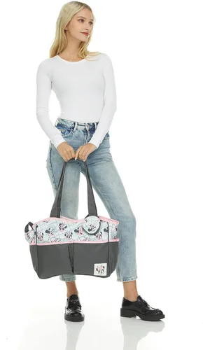 Miniatura 12 de Disney Cudlie Bolsa de pañales para mamás Bolsa de pañales de viaje grande y espaciosa para bebé niño y niña Bolsa de bebé multifuncional de 17