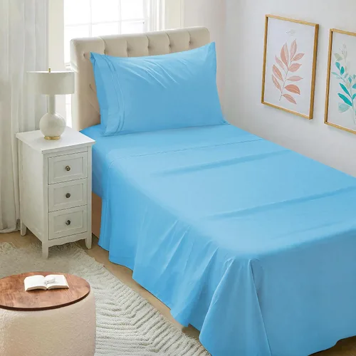 Miniatura 81 de Mejoroom Juego de sábanas de tamaño King – Sábanas y fundas de almohada de ropa de cama 1800 de lujo para hoteles – Sábana bajera con bolsillo