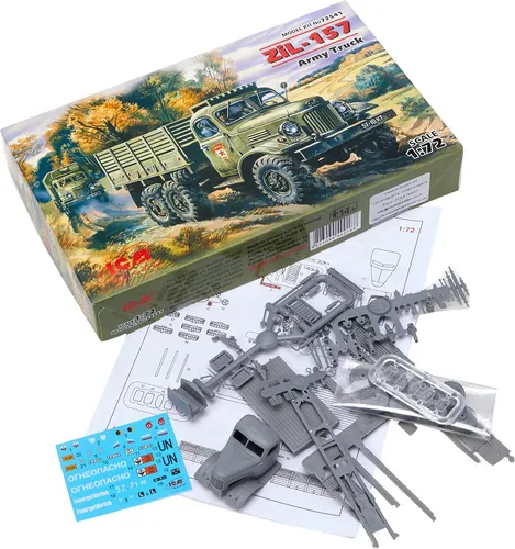 Miniatura 2 de ICM Modelos ZiL-157 Kit de construcción de camiones del ejército