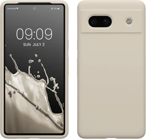Miniatura 113 de kwmobile Funda Compatible con Google Pixel 6 Pro - Funda de Teléfono de Silicona TPU con Acabado Suave - Azul Caribe