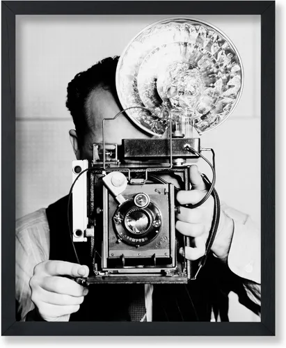 Monem Art - Póster vintage con cámara antigua, impresión retro de fotógrafo, arte de fotografía, regalo para hombres, mujeres, camarógrafos, gran