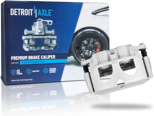 Miniatura 69 de Detroit Axle - 4 pinzas de freno para Honda Element 2003-2011 Pinzas de freno de disco con soportes 2004 2005 2006 2007 2008 2009 2010 reemplazo