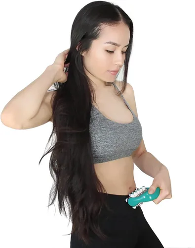 Miniatura 6 de Coolife Fascia Rodillo de masaje muscular liberador y eliminador de celulitis, mini punto de activación, herramienta de masajeador de terapia
