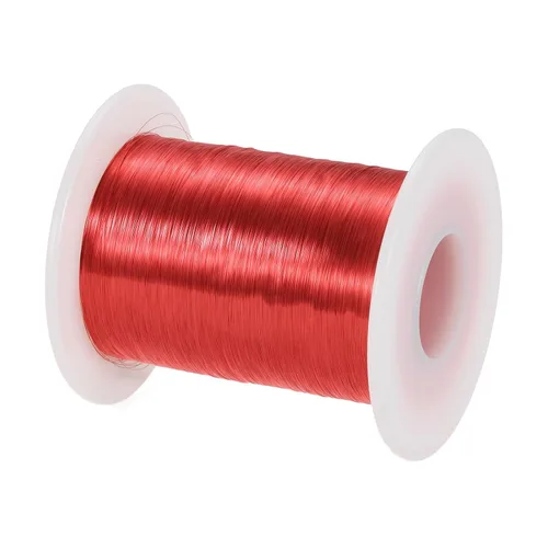 Miniatura 72 de MECCANIXITY - Alambre magnético de calibre 46 AWG - 0.04mm Hilo de cobre esmaltado - Bobina de alambre magnético de 14669 pies (4471m) - 50g Grado F