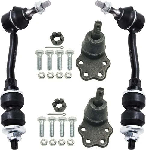 Miniatura 260 de Detroit Axle – Kit de suspensión delantera para Hyundai 2013-2018 Santa Fe 2 enlaces de barra de estabilizador 4 varillas de amarre interiores