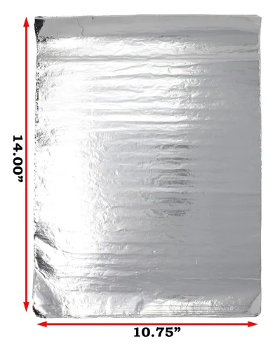 Miniatura 2 de Bits N Things Hojas aisladas de papel de aluminio para sándwich, 10.75 x 14 pulgadas, paquete de 500