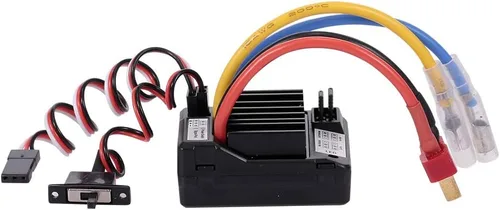 GoolRC AX-D60A 60A impermeable cepillado ESC controlador electrónico de velocidad para 1/10 RC Car Off-Road Truck RC Boat RC Boat 2S LiPo 6-8S NiMh