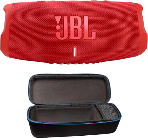 Miniatura 14 de JBL Charge 5 (Azul) + Paquete con funda protectora rígida divvi! (Negro)