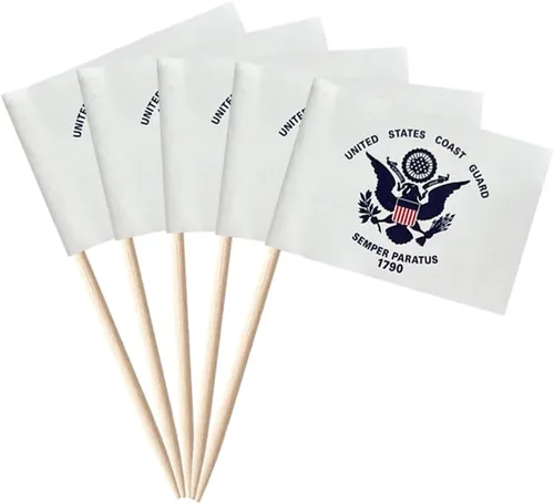 Miniatura 20 de stidsds 100 banderas negras de Estados Unidos con palillos de dientes, mini adornos negros para cupcakes de Estados Unidos, banderas, banderines