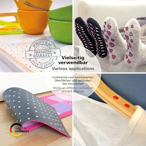 Miniatura 3 de Viva Decor Sock Stop - Pintura de tela antideslizante, 2 x 3.04 onzas líquidas, transparente, perfecta para calcetines, alfombras y tapetes de baño
