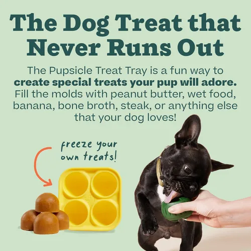 Miniatura 4 de WOOF Molde de Bandeja de Golosinas Pupsicle, Pequeño 10-25 libras, Moldes de Silicona para Golosinas para Perros, Apto para Lavavajillas, Bandeja