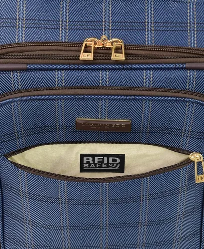 Miniatura 2 de LONDON FOG Brentwood II - Spinner expandible de 20 pulgadas Azul London Fog Brentwood Ii - Maleta de mano extensible de 20 pulgadas