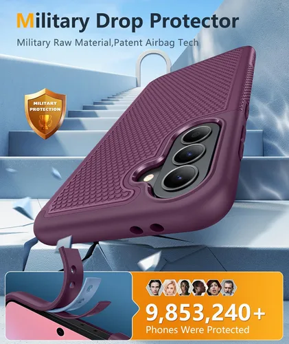 Miniatura 202 de FNTCASE Funda para iPhone 17 Pro: Fundas delgadas translúcidas de color azul claro compatibles con MagSafe, protección completa de la cámara