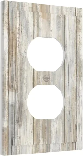 Miniatura 45 de Placa Decorativa de Pared Beige Boho de Mediados de Siglo Sol Abstracto 1-Gang Retro Años 70 Arte Geométrico Moderno con Arco Eléctrico Interruptor