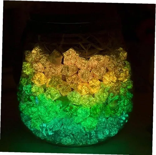 Miniatura 4 de 30 piezas de papel luminoso de estrella de la suerte, papel plegable para manualidades, papel de origami, regalo para amigos (color al azar)