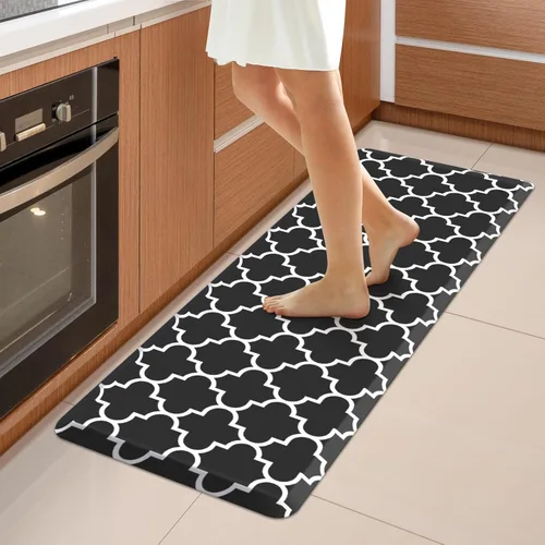 Miniatura 29 de WISELIFE - Tapete antifatiga para piso de 4/5 pulgadas, tapete de cocina antideslizante, impermeable, resistente, ergonómico, cómodo, duradero