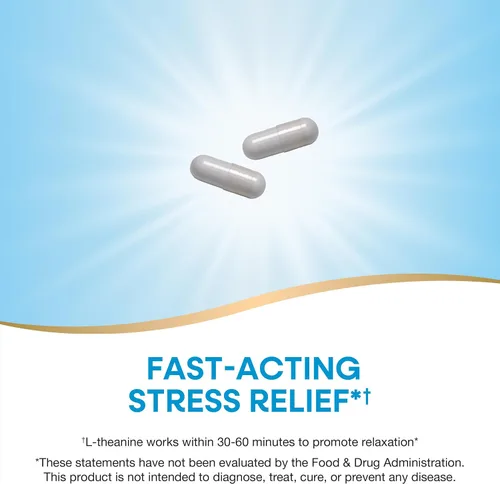 Miniatura 4 de Nature's Way L-teanina, apoyo al estrés.*, promueve la relajación*, 200 mg por porción de 2 cápsulas, vegano, 180 cápsulas (el embalaje puede variar)