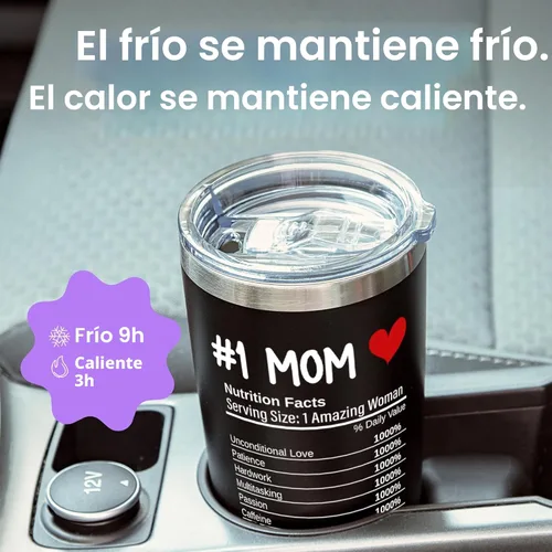 Miniatura 8 de KLUBI Regalos para el día de la madre de parte de su hijo, con texto en inglés "Having Me As a Son Is the Only Gift You Need You Need - Taza negra