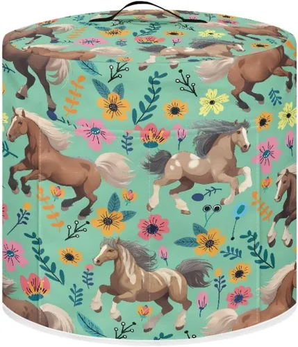 Miniatura 16 de Cubierta antipolvo para olla a presión con estampado floral de pájaros, compatible con 3 cuartos de galón, cubierta antipolvo instantánea duradera