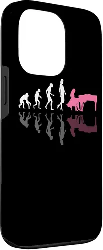 Miniatura 3 de iPhone 13 Pro Evolution of Women Piano Músico Retro Vintage Pianist Case